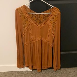 Mustard Yellow Womens Top